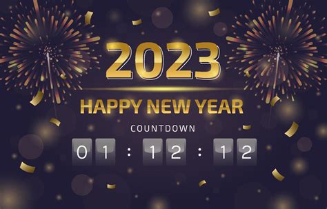 New Year Countdown To 2023 16339147 Vector Art at Vecteezy