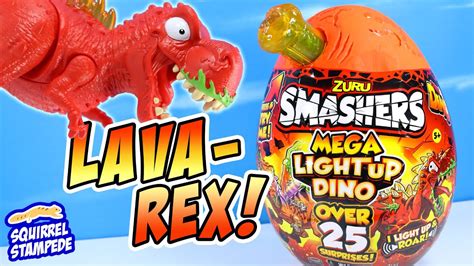 Smashers Mega Light Up Dino With Over Surprises By Zuru Lupon Gov Ph