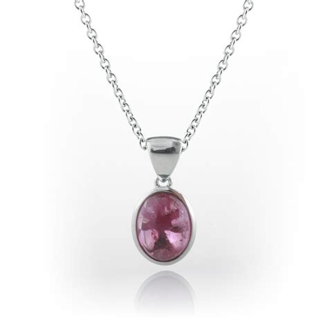 Pink Tourmaline Pendant Holdsworth Bros
