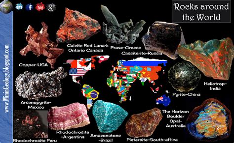 Rocks Around The World Mining Geology