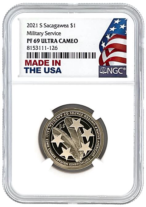 S Sacagawea Dollar Ngc Pf Ultra Cameo Made In The Usa Holder