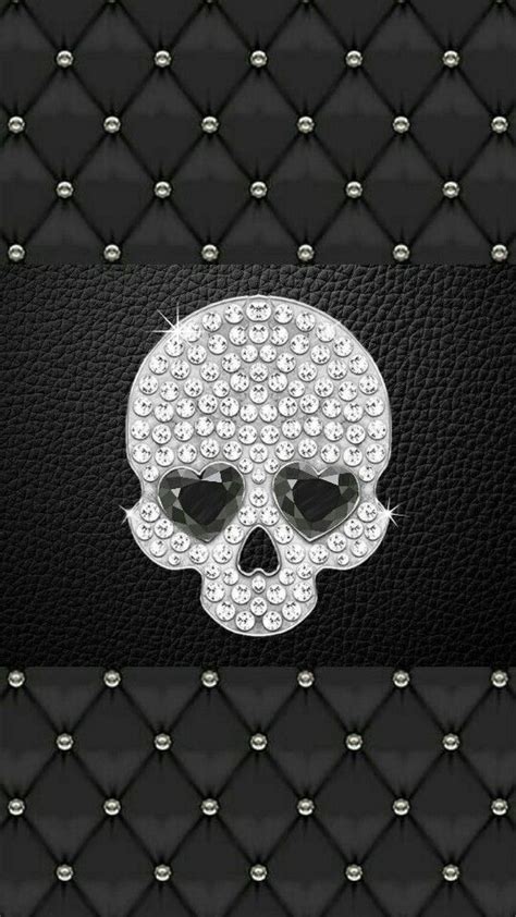 Glitter Skull Wallpaper