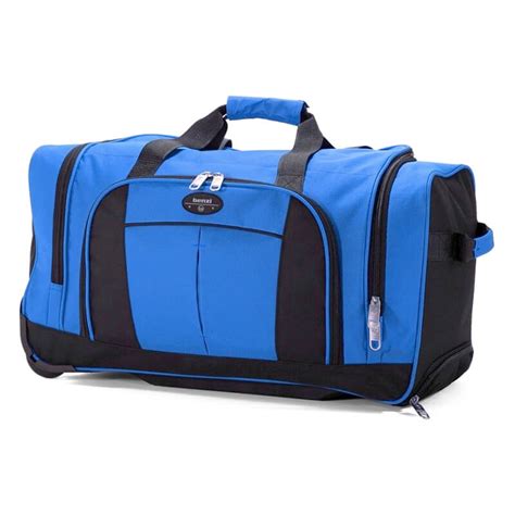 Benzi Saco De Viagem C Rodas 53cm BZ5365 Azul Preto