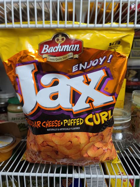 Jax Puffed Curls Cheddar Cheese Utz Quality Foods