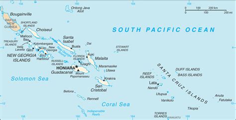 Solomon Islands Location - Geography