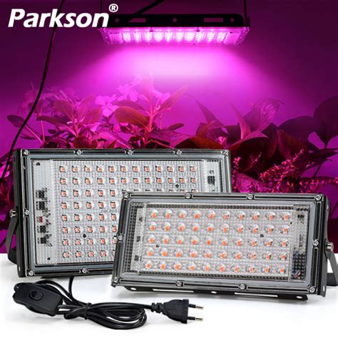 Led Grow Light W W V Outdoor Led Floodlight Full Spectrum Phyto