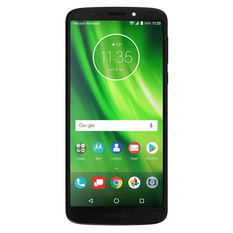 Verizon Wireless Motorola Moto G6 Play 16GB Prepaid Smartphone, Black ...