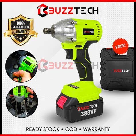 BuzzTech 388VF Cordless Brushless Impact Wrench High Torque