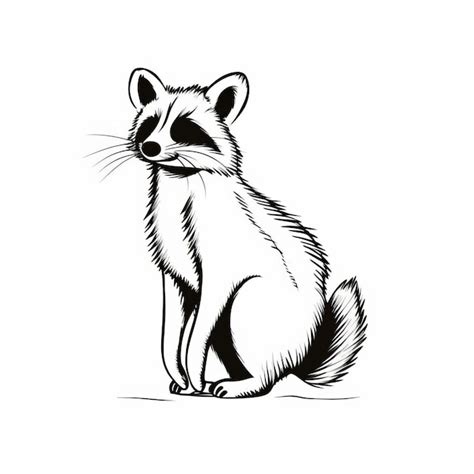 Raccoon Line Drawing Images Free Download On Freepik