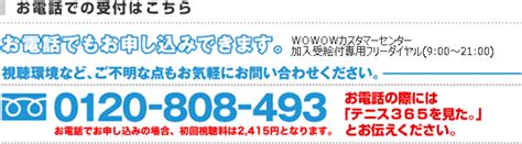 全豪オープンテニス2013 Wowowxテニス365