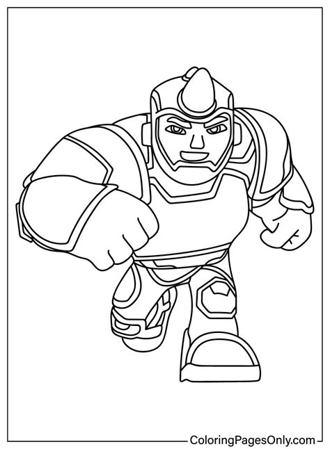 Rhino From Spidey And His Amazing Friends Free Printable Coloring Pages