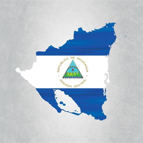 Mapa De Nicaragua Con Bandera In Nicaragua Dwayne Johnson Rubix