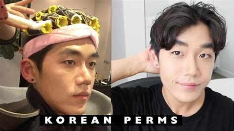 Korean Perm Hair Cut Two Block Cut Mens Hair 남자 가르마펌 Brute