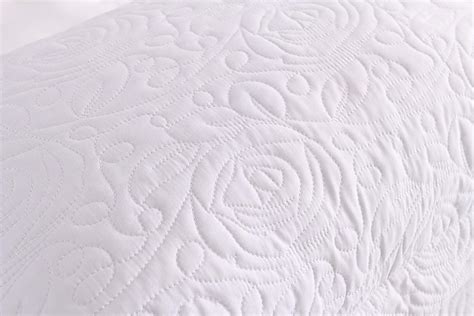 MarCielo King Size Cotton Pillow Shams, 2-Piece Embroidered Microfiber ...