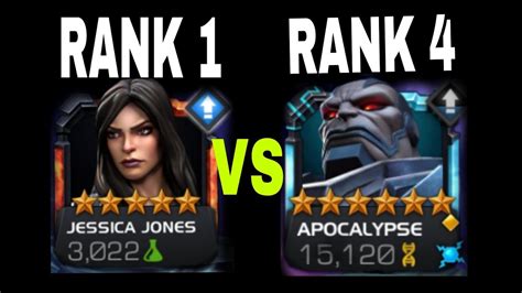 Rank 1 Jessica Jones Vs Rank 4 Apocalypsemcockabamcontest Youtube