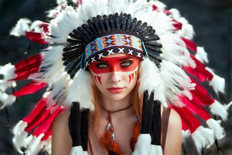 Native American Costume Face Paint