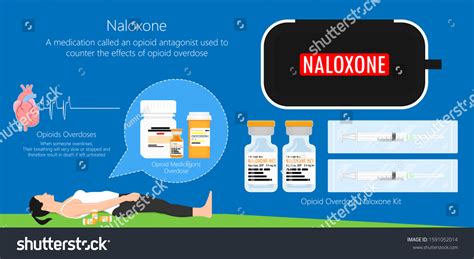 Naloxone Used Block Effects Opioids Medication Stock Vector (Royalty ...