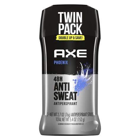 Axe Phoenix Antiperspirant Deodorant Stick Twin Pack Fresh Dry Anti