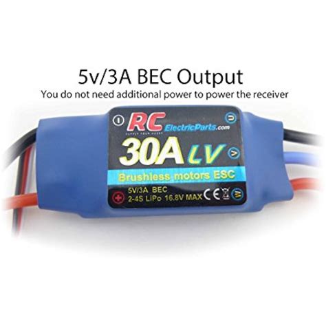 A Rc Brushless Motor Electric Speed Controller Esc A Ubec With Xt