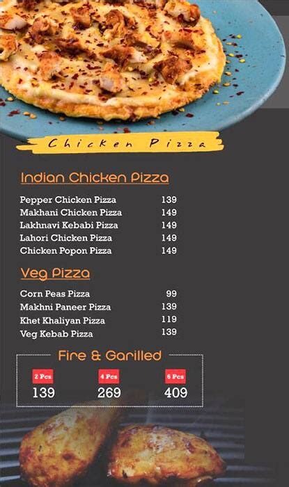 Menu At The Chicken Company Hyderabad Metro Piller Number 1743