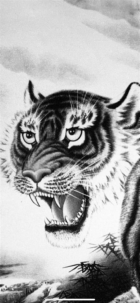 Tiger head drawing by me. : r/drawing