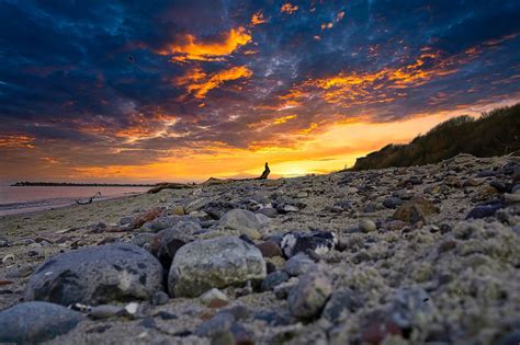 Playa Atardecer Orilla Foto Gratis En Pixabay Pixabay