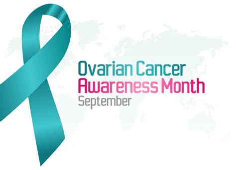 vector graphic of ovarian cancer awareness month good for ovarian ...