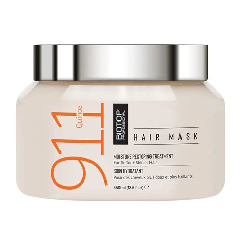 Biotop Professional 911 Quinoa Hair Mask - Repairing Hair Mask Treatment For Dry or Extremely ...