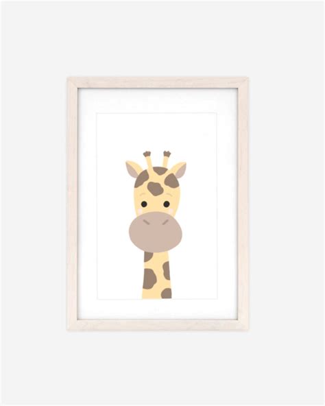 PRINTABLE Wild Animal Prints Wall Art for Nursery, Playroom or Kids ...