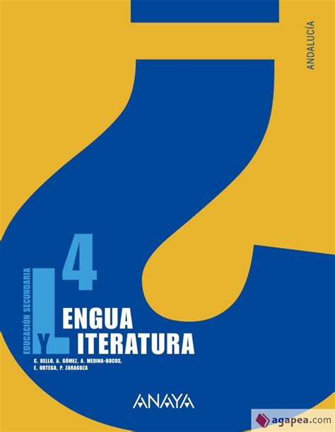 Lengua Y Literatura 4 4º Educacion Secundaria Obligatoria Libro Del