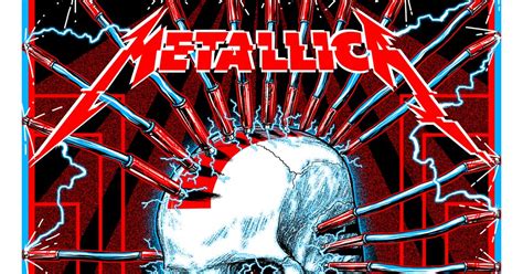 Inside The Rock Poster Frame Blog Metallica Houston Poster By Kyler