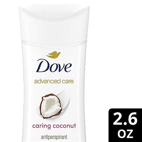 Dove Advanced Care Antiperspirant Deodorant Stick Caring Coconut 26 Oz