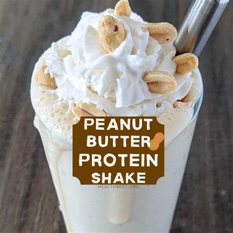 Peanut Butter Protein Shake Recipe - Health Beet