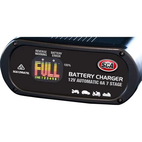 Sca Battery Charger 7 Stage 12v 6 Amp Supercheap Auto