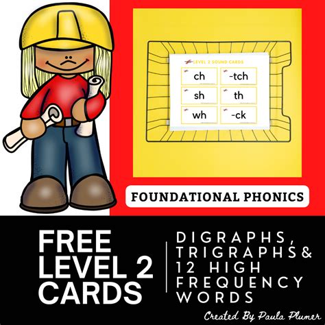 Free Phonics Flash Cards 2- Master Digraphs and Trigraphs for Early Reading Success - Classful