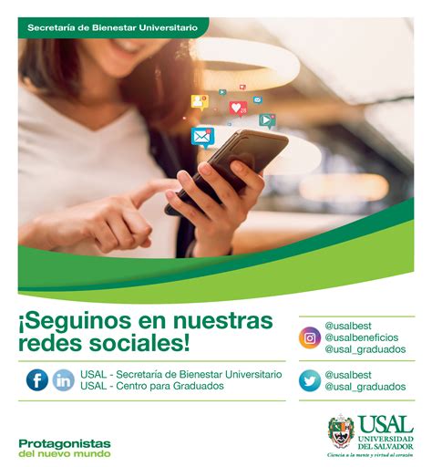 Seguinos En Nuestras Redes Universidad Del Salvador