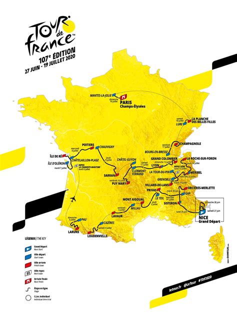 Tour De France Il Percorso Ufficiale Spaziociclismo