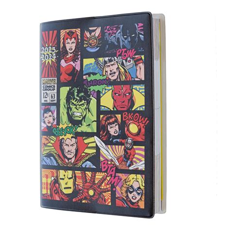 Buy Grupo Erik Marvel Comics Diary 2023 2024 17 Months Academic Diary