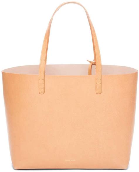 Mansur Gavriel Cammello Large Tote Tote Large Tote Leather Tote