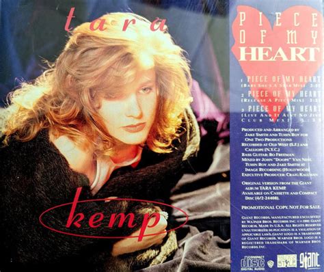 Tara Kemp Piece Of My Heart Cd Maxi Single Promo Discogs