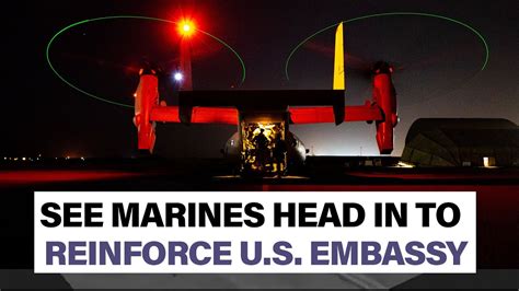 Watch Marines Gear Up To Reinforce Us Embassy In Baghdad Newsbreak