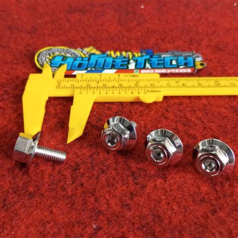 Jual Baut Probolt 2 Kunci Stainless 6x15 Big Head Drat 10 Panjang 1 5cm