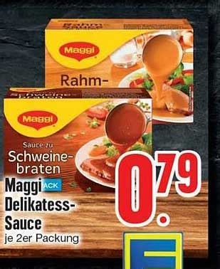 Maggi Delikatess Sauce Angebot Bei Edeka Prospekte De