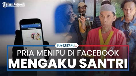 Mengaku Santriwati Bercadar Pria Ini Tipu Karyawan Tambang Di Facebook