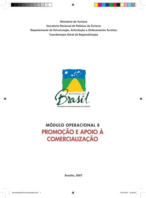 PDF MÓDULO OPERACIONAL 8 PROMOÇÃO E Módulo Operacional 7