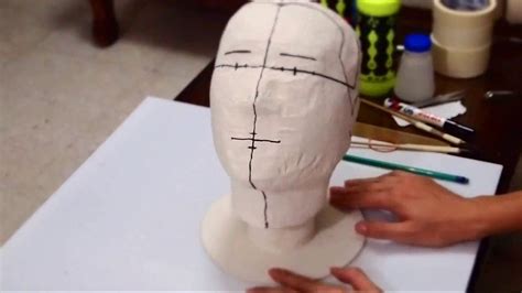 DIY Manikin Mannequin Head Form Part 3 Your Actual Head Size YouTube