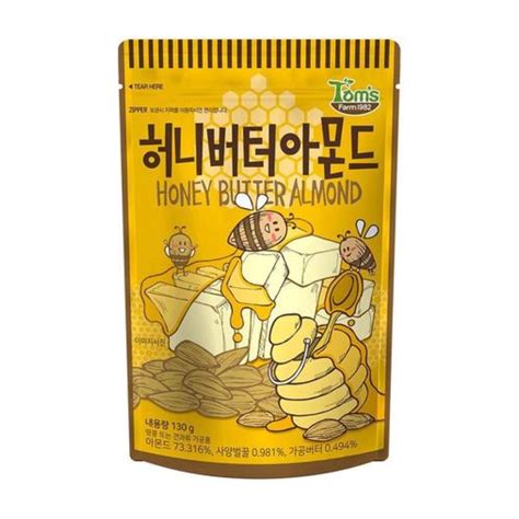 Hạnh Nhân Tẩm Bơ Mật Ong Honey Butter Almond 120g Hbaf Shopee