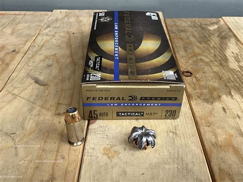 1000 Round Case 45 Auto Federal HST 230 Grain HP Hollow Point LE Ammo