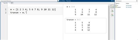 Matlab transpose - alterluli