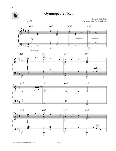 Gymnopédie No 1 By Erik Satie Sheet Music For Piano Solo At Sheet